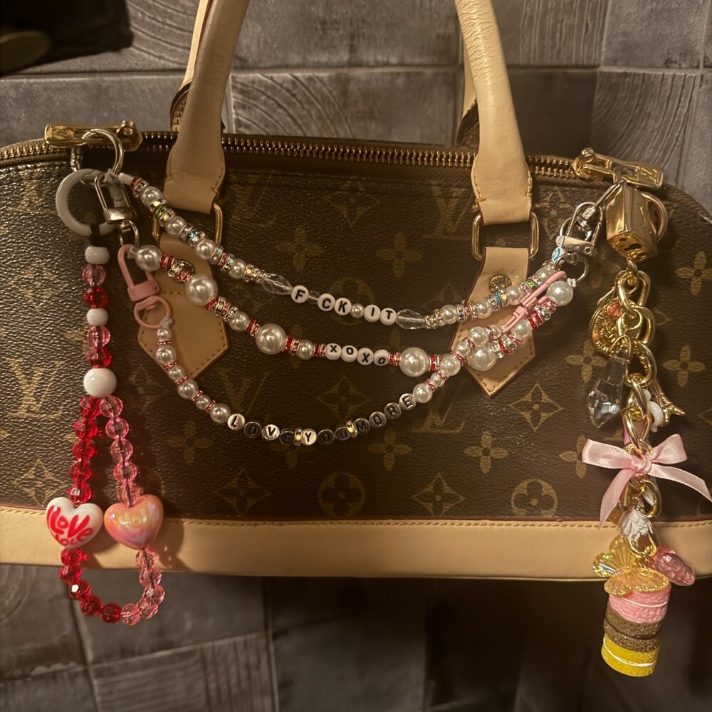 Paris Inspired Bag Charm/Keychain - Picture 7 of 9